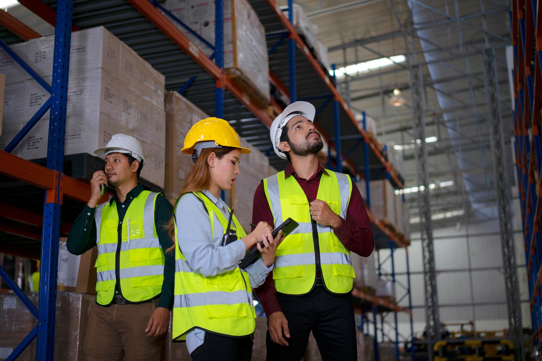 Warehouse professional representing import client testimonial