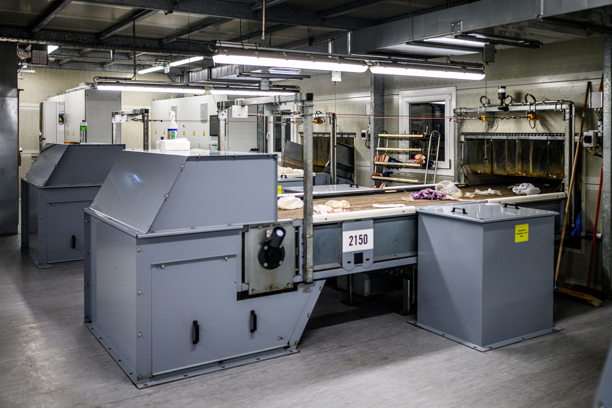 Industrial manufacturing facility background